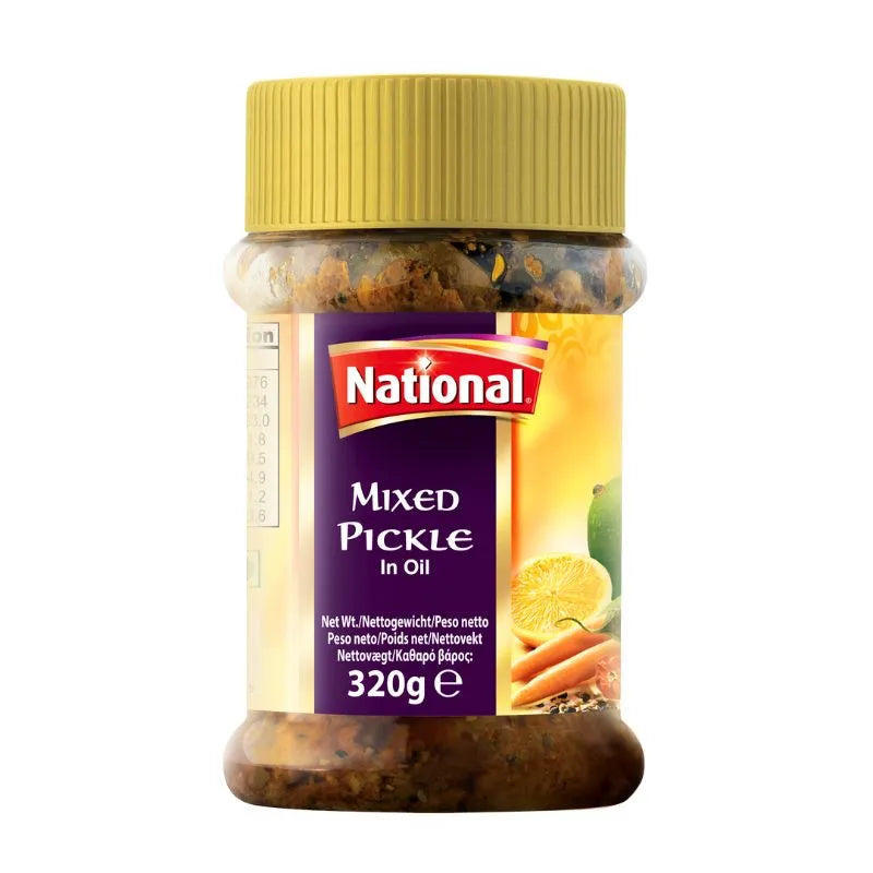 National Mixed Pickle in Oil - 320g-Global Food Hub