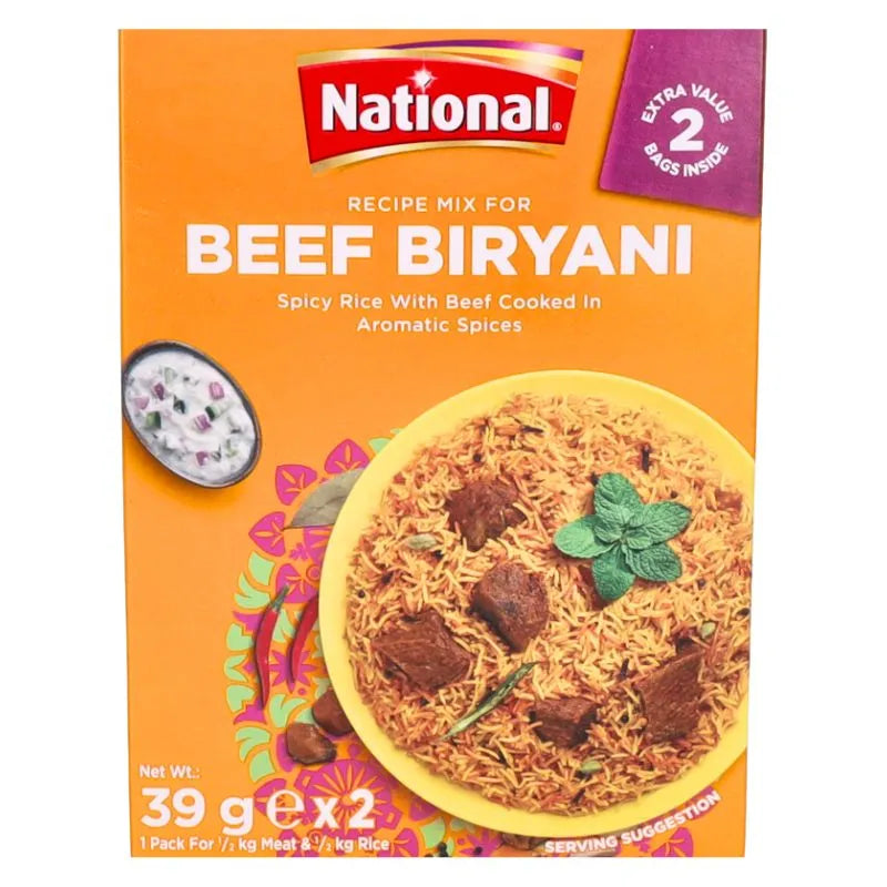 National Spice Mix for Beef Biryani - 78g-Global Food Hub