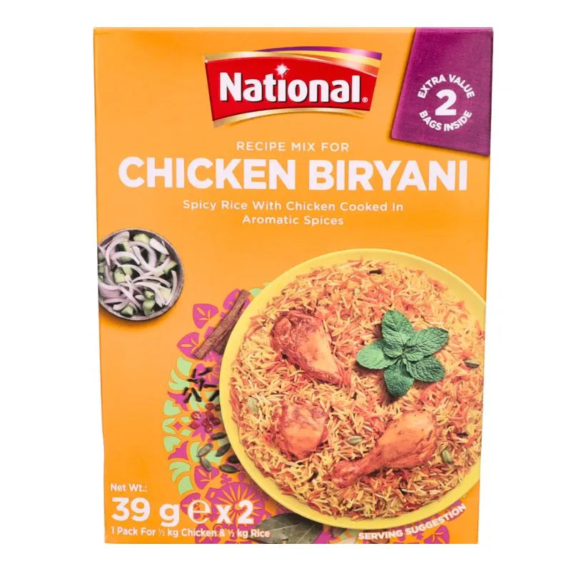 National Spice Mix for Chicken Biryani - 78g-Global Food Hub