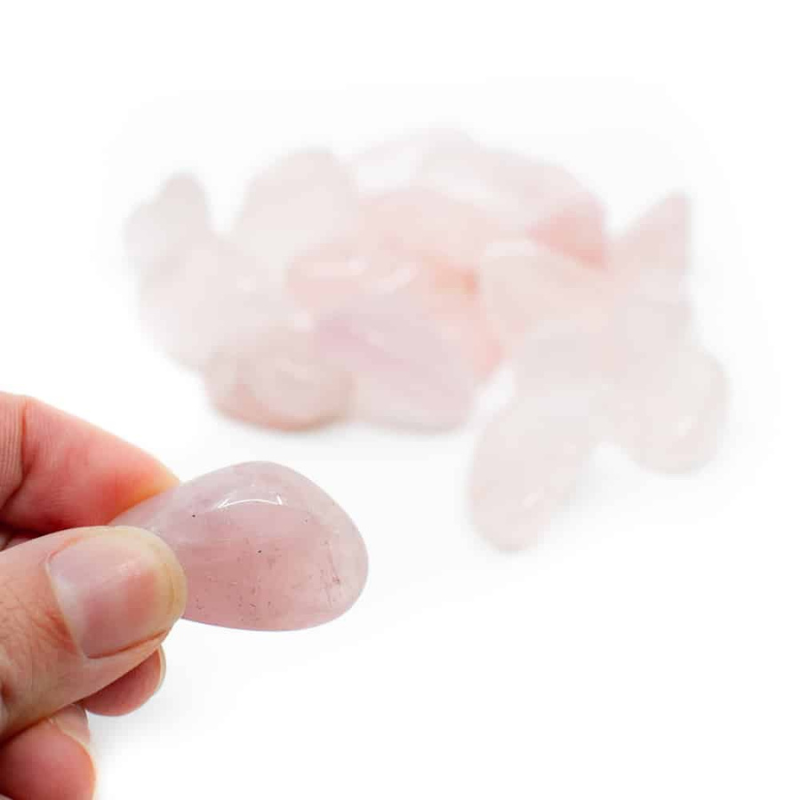 Natural Rose Quartz Tumbled Stones - Pack of 200g-Global Food Hub