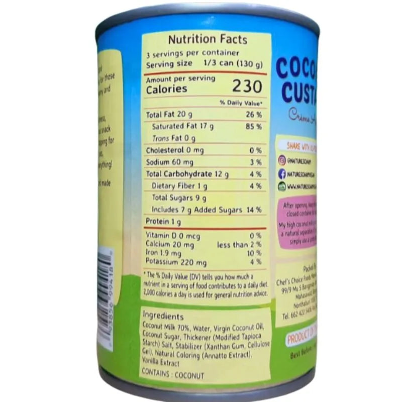 Nature's Charm Coconut Custard - 400g-Global Food Hub