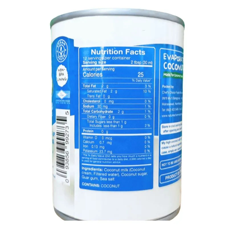 Nature's Charm Evaporated Coconut Milk - 360g-Global Food Hub
