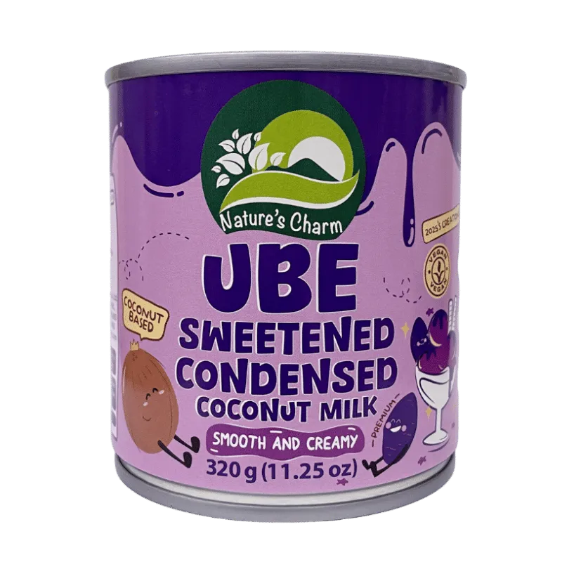 Nature's Charm UBE Sweetened Condensed Coconut Milk - 320g-Global Food Hub