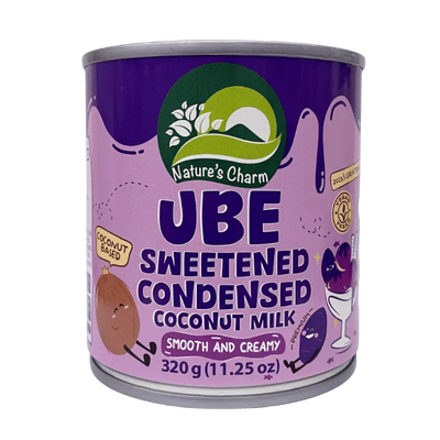Nature's Charm UBE Sweetened Condensed Coconut Milk - 320g-Global Food Hub