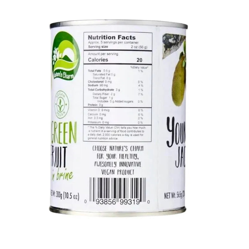 Nature's Charm Young Green Jackfruit in Brine - 565g-Global Food Hub