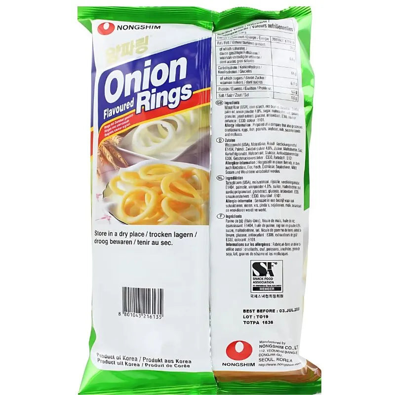 Nongshim Onion Rings - 90g-Global Food Hub