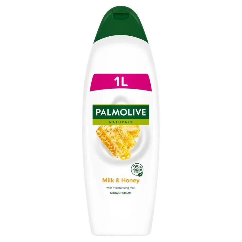 Palmolive Naturals Milk & Honey Shower Cream - 1 Liter-Global Food Hub