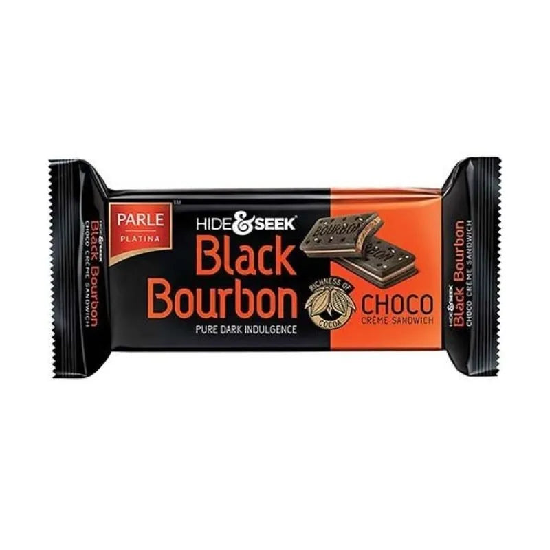 Parle Hide and Seek Black Bourbon Choco - 100g-Global Food Hub