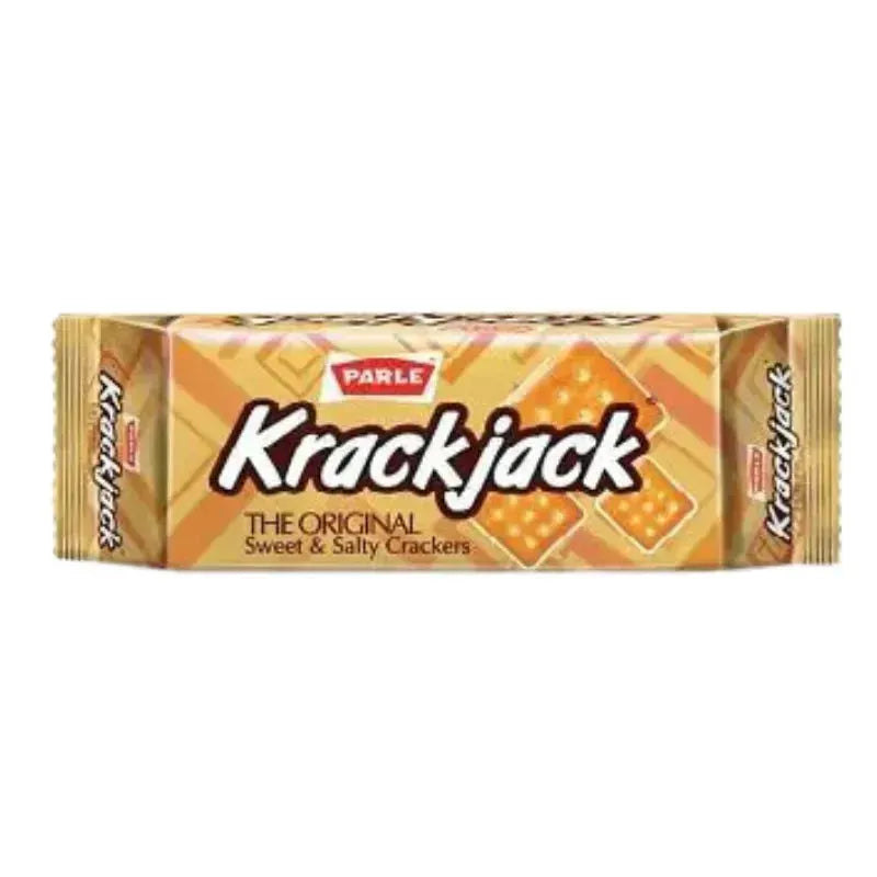 Parle Krackjack Sweet and Salty Snack Biscuits - 60g-Global Food Hub