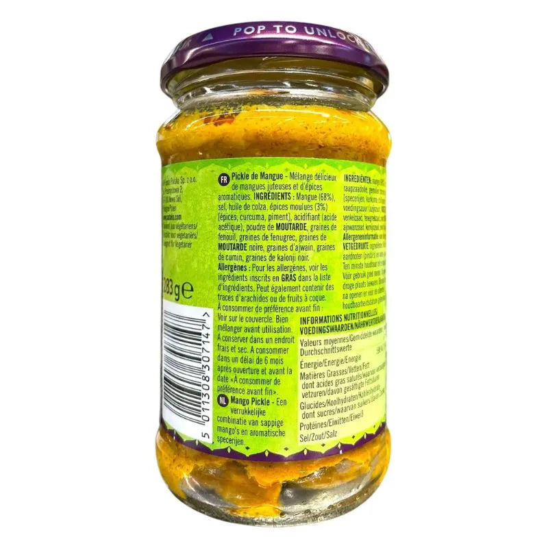 Patak's Mango Pickle Medium Hot - 283g-Global Food Hub