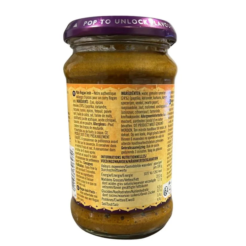 Patak's Rogan Josh Paste - 283ml-Global Food Hub