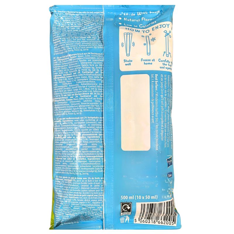 Peppa Pig Ice Lolly (To Freeze at Home) - 10 Pack (50ml each)-Global Food Hub