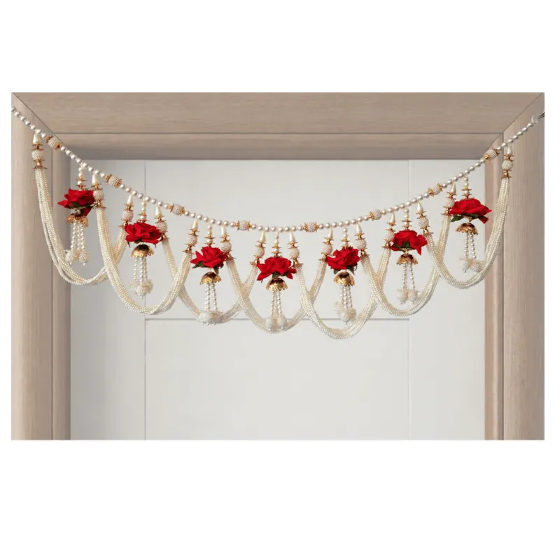 Premium Fancy Toran Red Flower -ES11-Global Food Hub