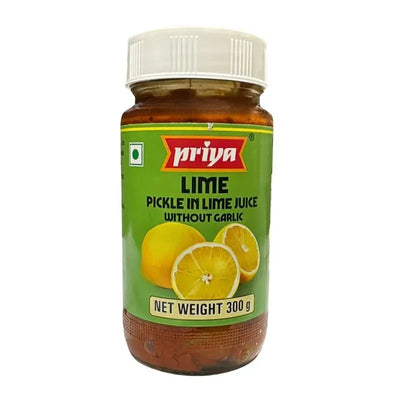 Priya Lime Pickle in Lime Juice - 300g-Global Food Hub