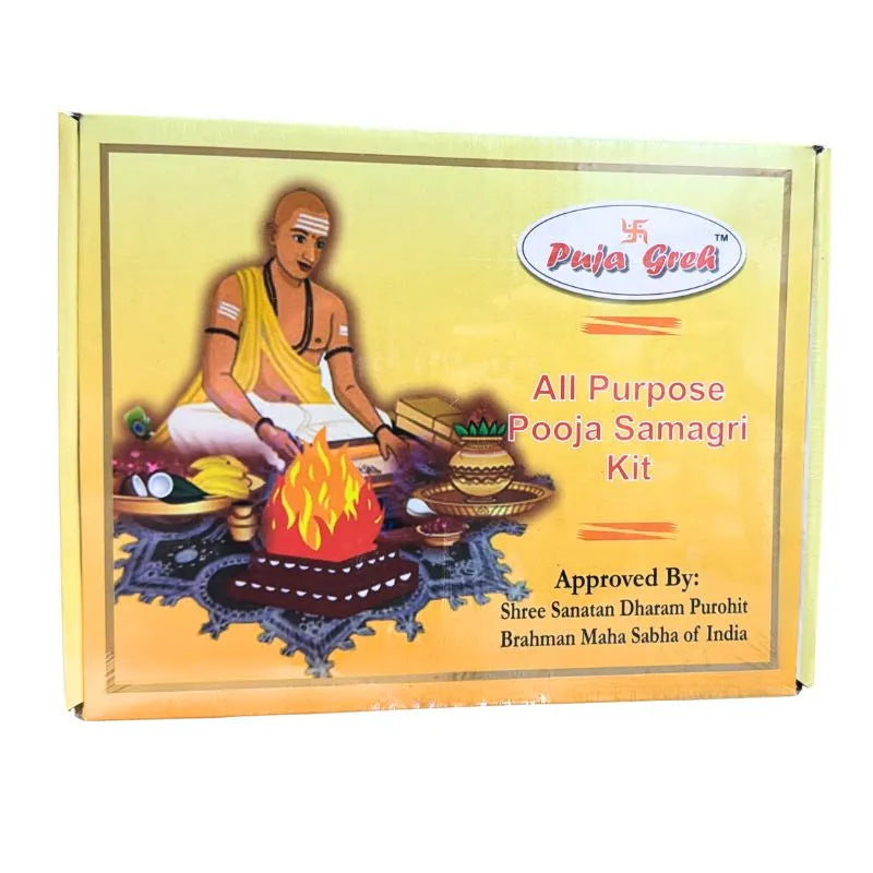 Puja Greh All Purpose Pooja Samagri Kit-Global Food Hub