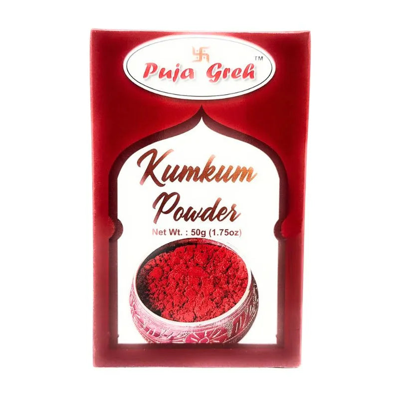 Puja Greh Kumkum Powder - 50g-Global Food Hub
