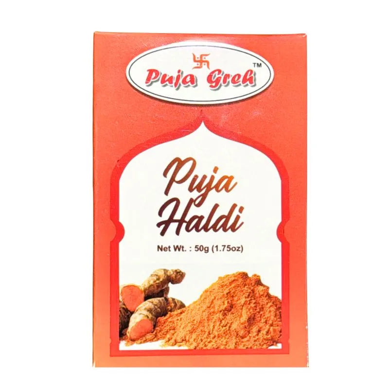 Puja Greh Pooja Haldi Whole - 50g-Global Food Hub