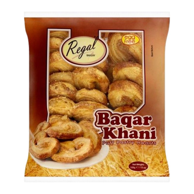 Regal Puff Pastry Hearts Baqar Khani - 350g (EGG FREE)-Global Food Hub