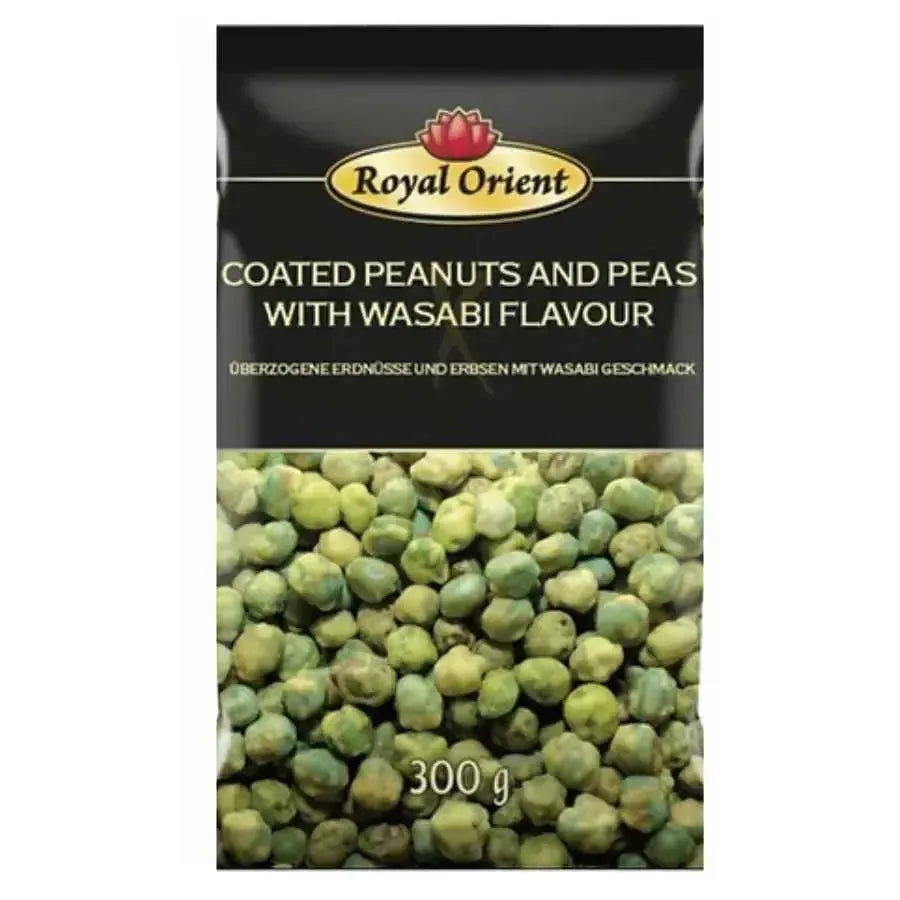 Royal Orient Coated Peanuts and Peas With Wasabi Flavour - 300g-Global Food Hub