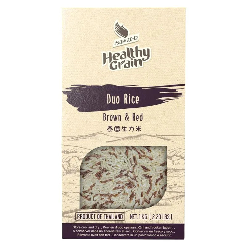 SAWAT-D Duo Rice Brown & Red Cargo - 1Kg-Global Food Hub