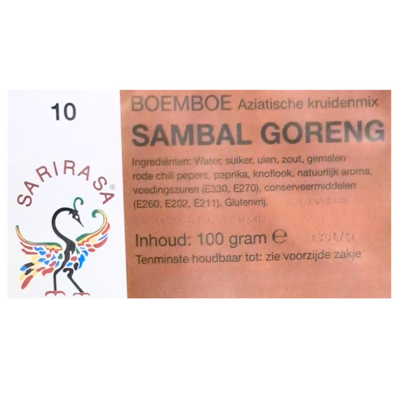 Sarirasa Boemboe Sambal Goreng - 100g-Global Food Hub