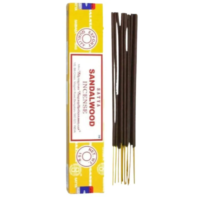 Satya Sandalwood Incense Sticks-Global Food Hub