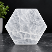 Selenite Hexagon Charging Plate-Global Food Hub