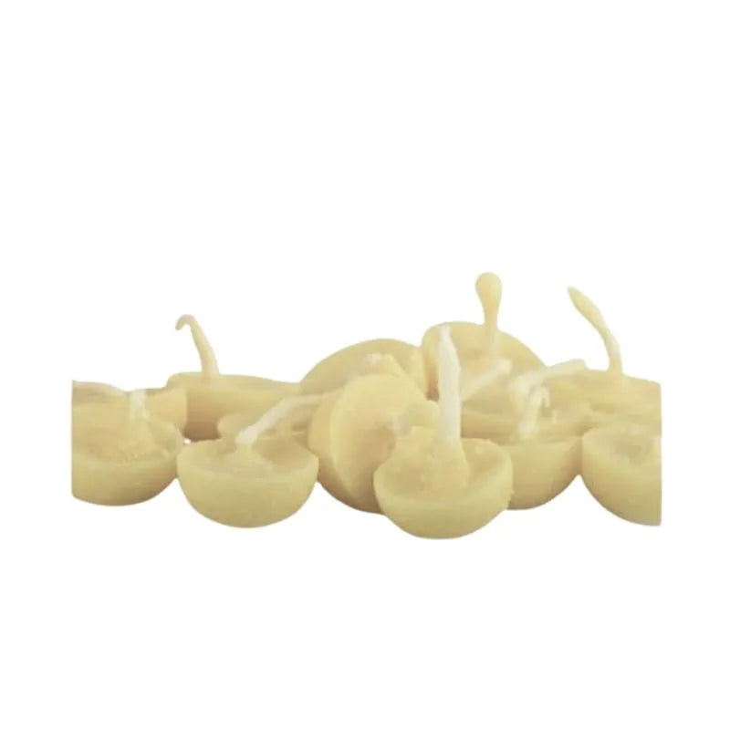 Shagun Pooja Diva Vat Round /Diya Batti - 20pcs-Global Food Hub