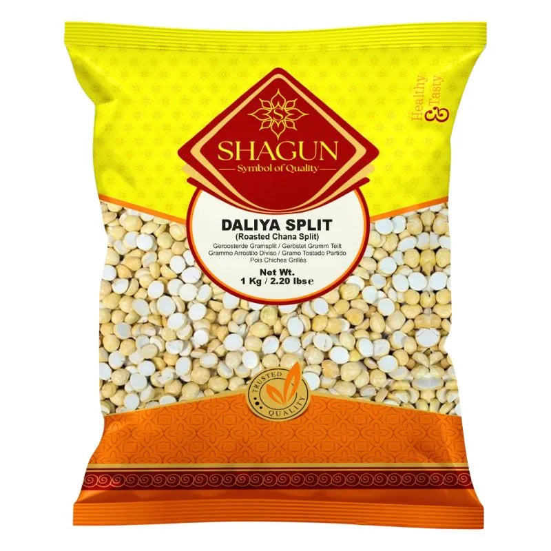 Shagun Roasted Chana Split / Daliya Split - 1Kg-Global Food Hub