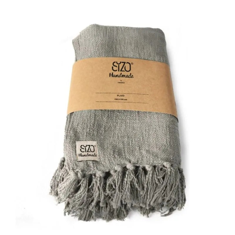 Sizo Handmade Collection Plaid Grey 130x170-Global Food Hub
