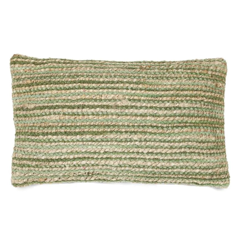 Sizo Handmade Cushion Chenille Cotton Olive Colour 30X50cm-Global Food Hub