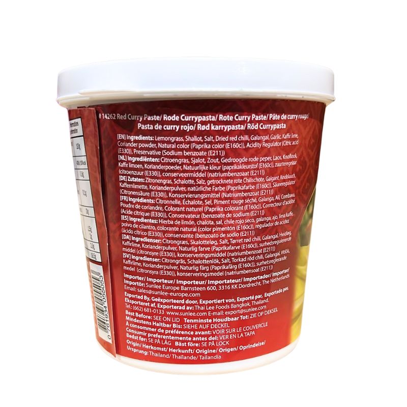 Sunlee Vegan Red Curry Paste -400g-Global Food Hub