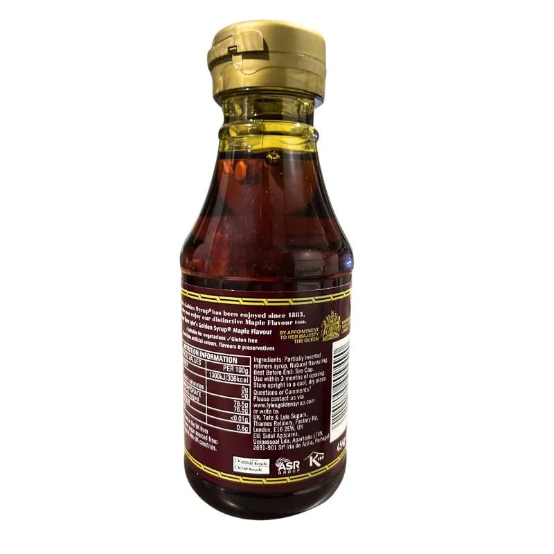 TATE & LYLE Pouring Maple Syrup - 454g-Global Food Hub