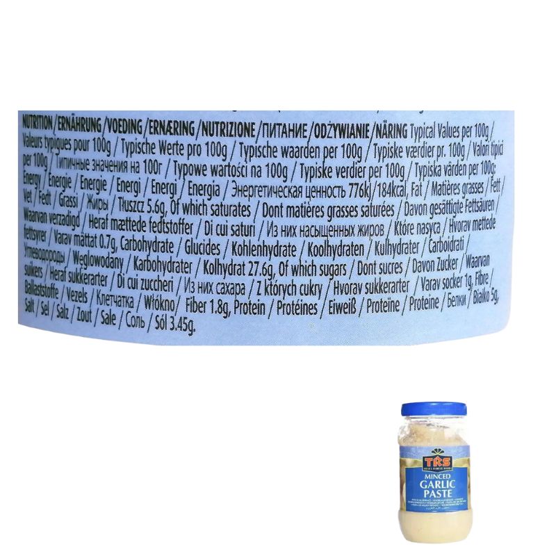 TRS Garlic Paste - 1Kg-Global Food Hub