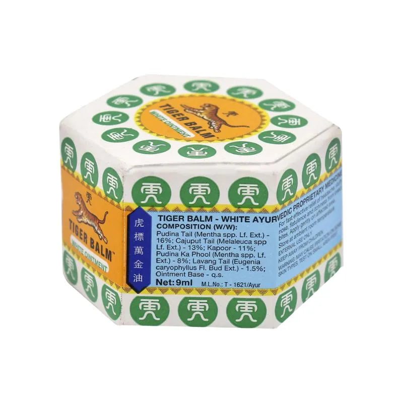 The Original Tiger Balm White - 9ml-Global Food Hub