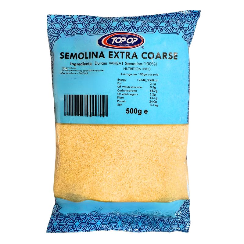 Topop Semolina Extra Coarse - 500g-Global Food Hub
