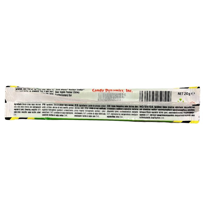 Toxic Waste Apple Chew Bar - 20g-Global Food Hub