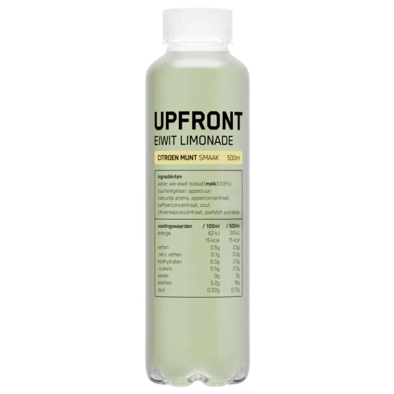 Upfront Protein Lemonade Lemon Mint - 500ml-Global Food Hub