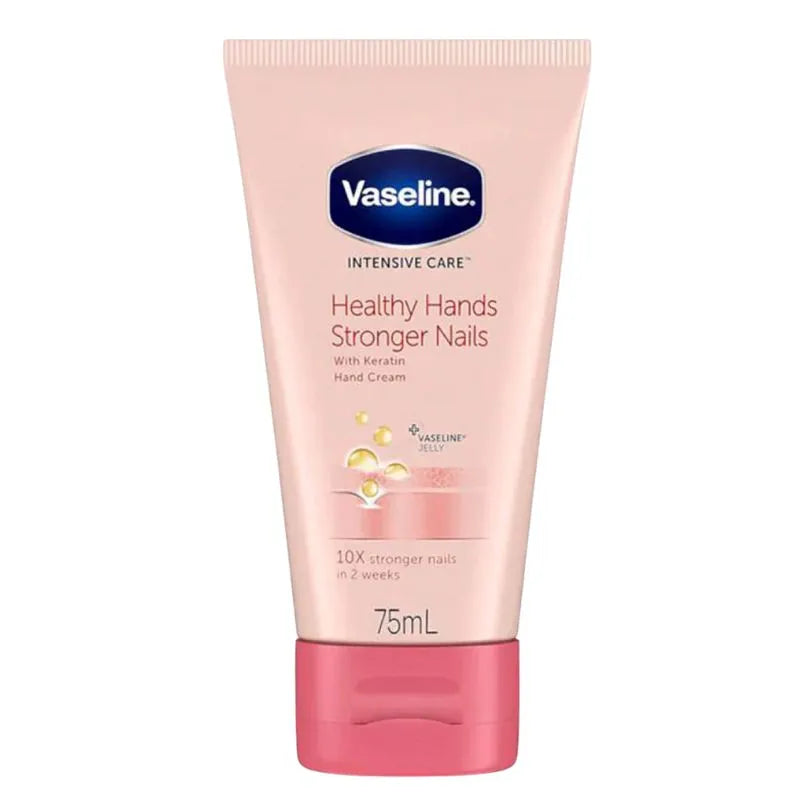 Vaseline Intensive Care Healthy Hands Stronger Nails Cream - 75ml-Global Food Hub