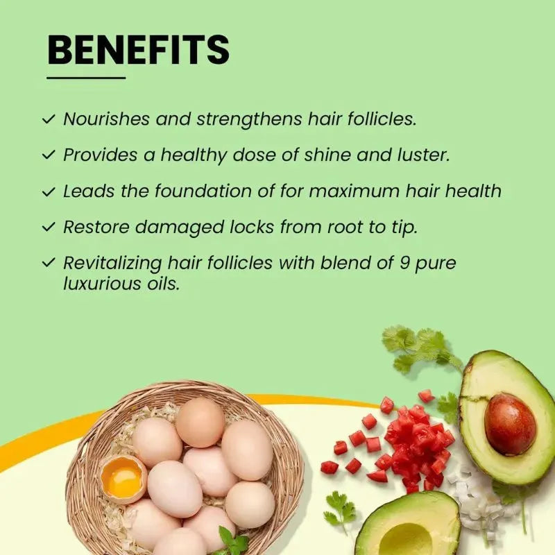 Vatika Egg Protein Hair Oil - 200ml-Global Food Hub