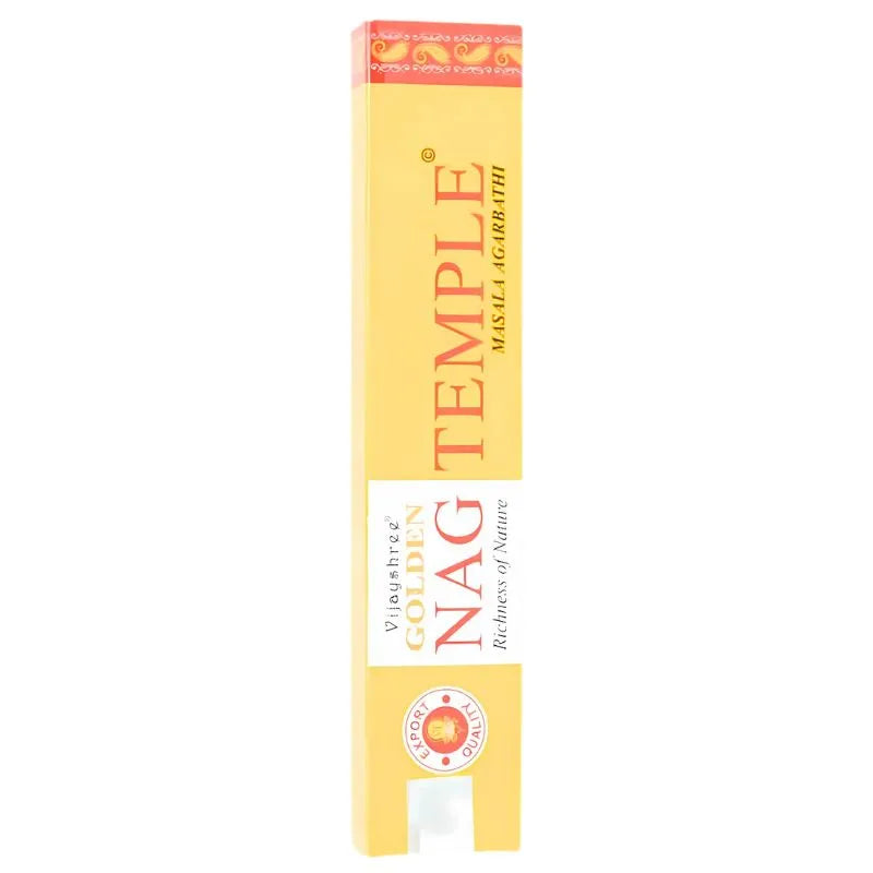 Vijayshree Golden Nag Temple Incense Sticks - 15 Sticks-Global Food Hub