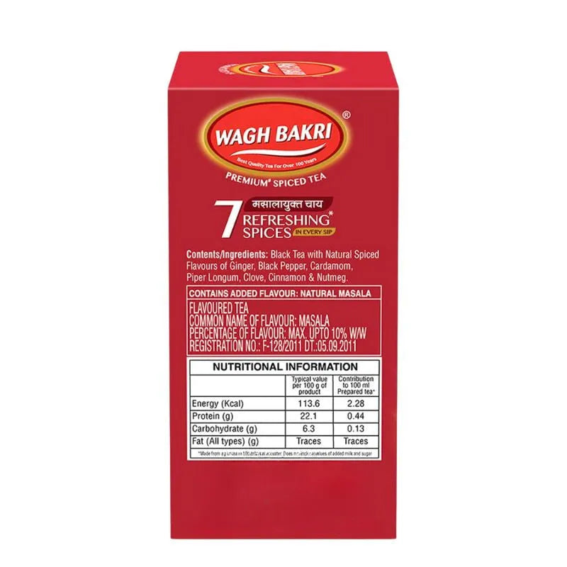 Wagh Bakri Premium Tea - Masala Chai - 250g-Global Food Hub
