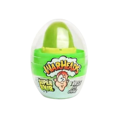 Warheads Super Sour Twist And Shake Lollipop - Lime Flavour 18g-Global Food Hub
