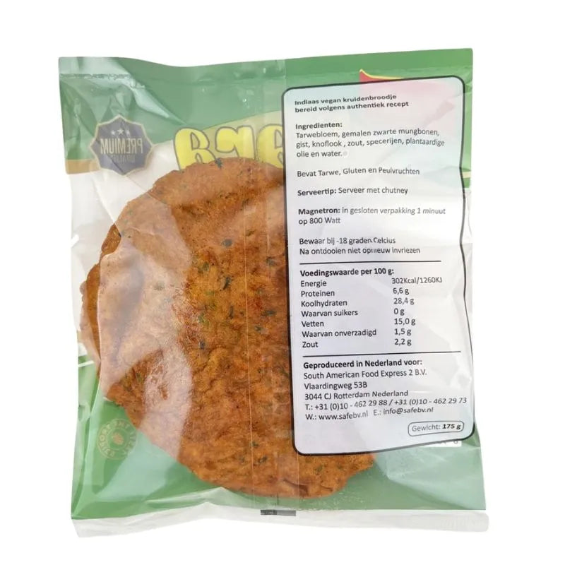 Yash Frozen Vegan Bara - 175g-Global Food Hub