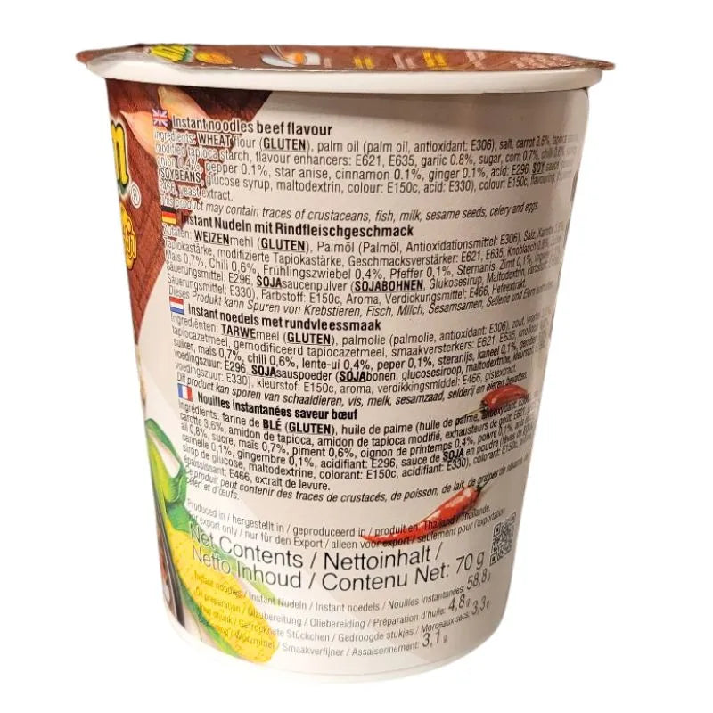 Yum Yum CUP Noodle Beef Flavour - 70g-Global Food Hub