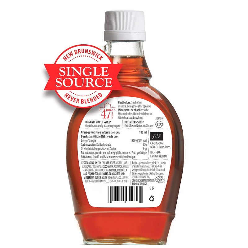 47 North - Organic Maple Syrup Amber - 250ml-Global Food Hub