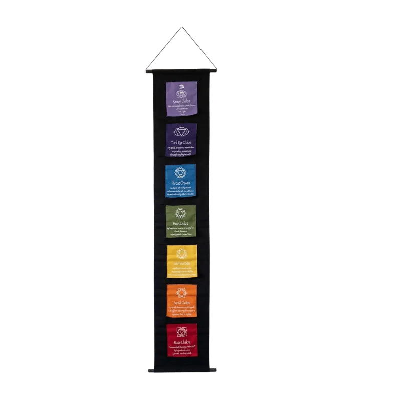 7 Chakra Meditation & Spiritual Wall Decor Hanging-Global Food Hub