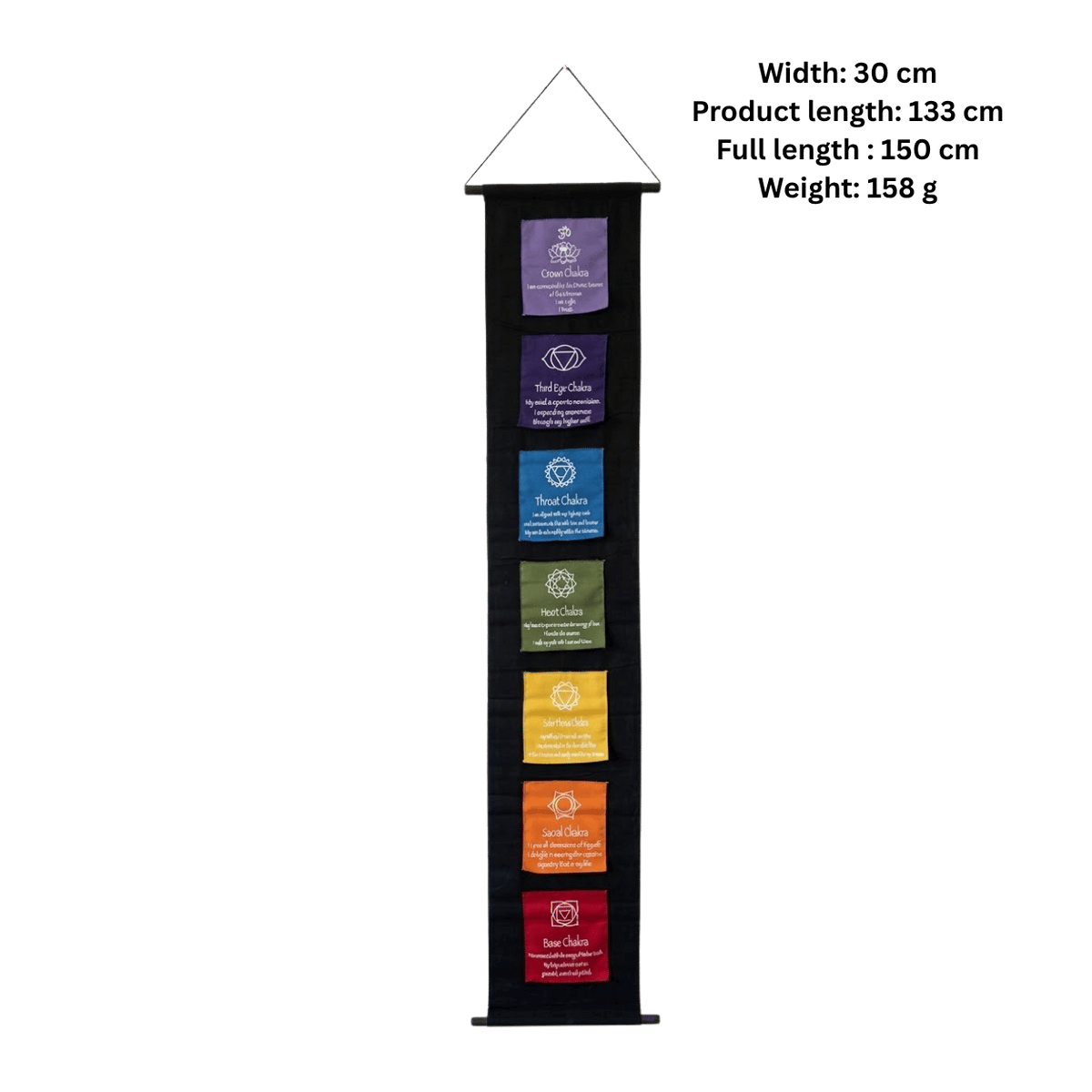 7 Chakra Meditation & Spiritual Wall Decor Hanging-Global Food Hub