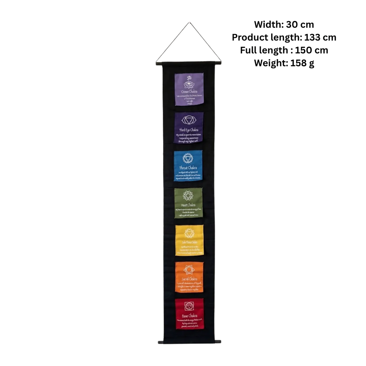 7 Chakra Meditation & Spiritual Wall Decor Hanging-Global Food Hub