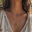 7 Chakra Necklace Gold Colour-Global Food Hub